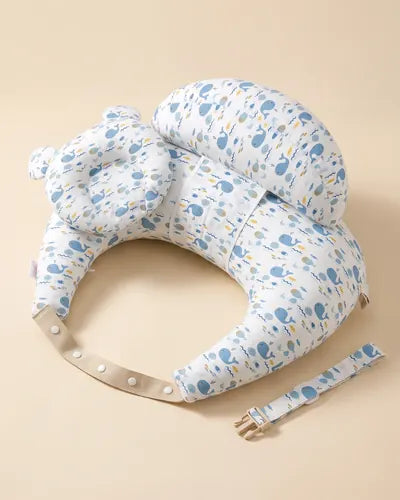 Nursing pillow set, Blue whale